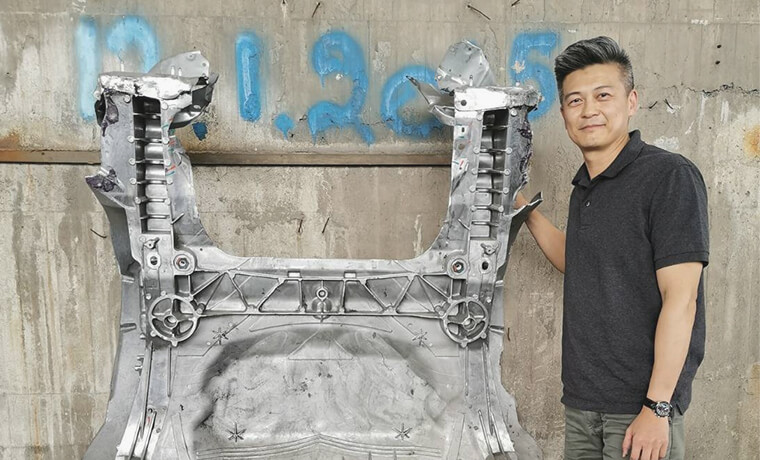 Tesla Model Y Mega Raw Casting